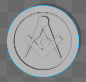 Masonic Emblem Challenge Coins