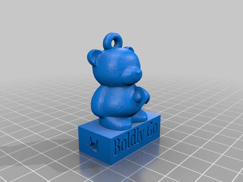 Customized Star Trek Bear Keychain