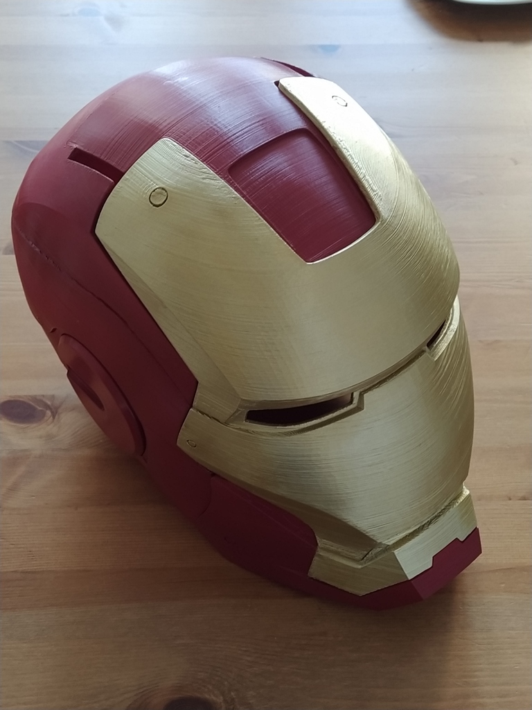 iron man helmet (wearable) cut