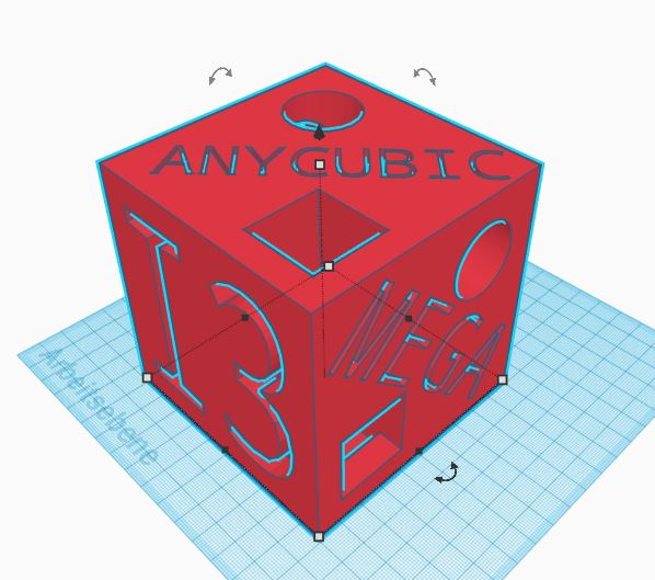 Anycubic i3 Mega Testcube