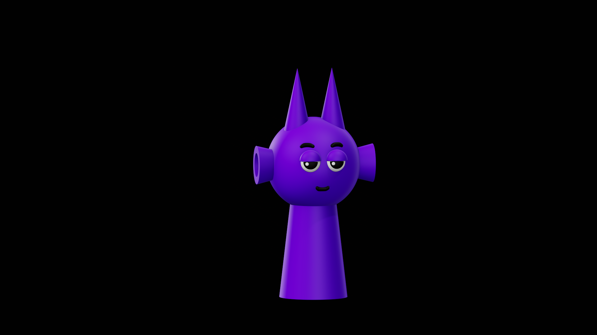Sprunki Durple – Multicolor 3D Printable Figure