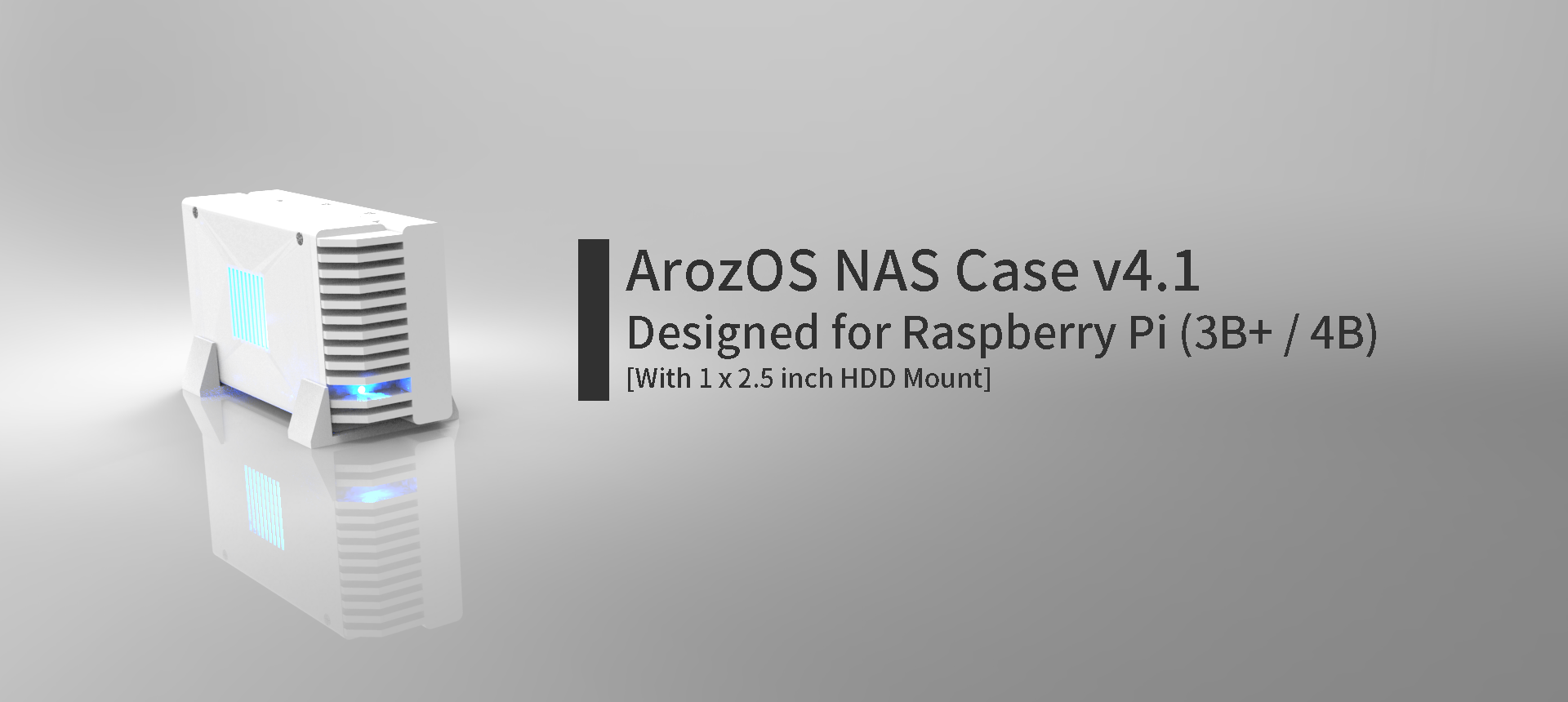 Raspberry Pi NAS Enclosure v4.1