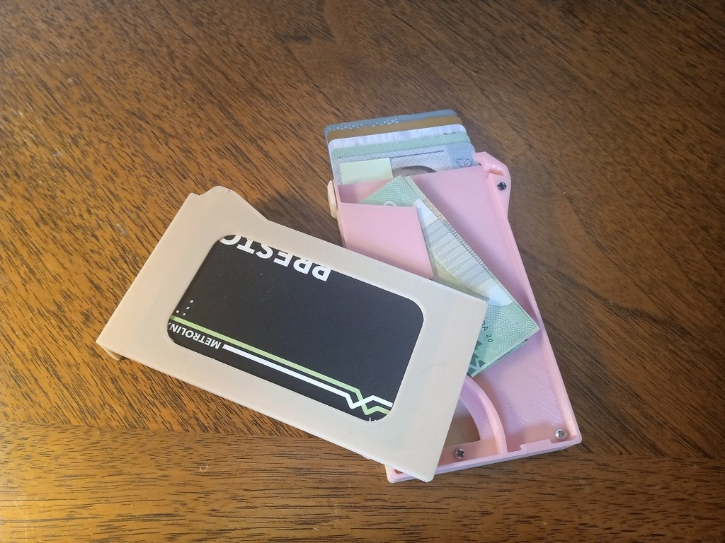 Smart Wallet - Improved Ver with Money Clip and ID Frame