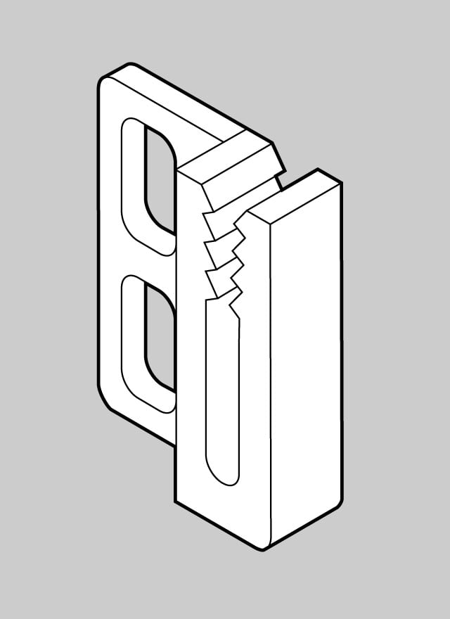 Comic book wall hanging clip