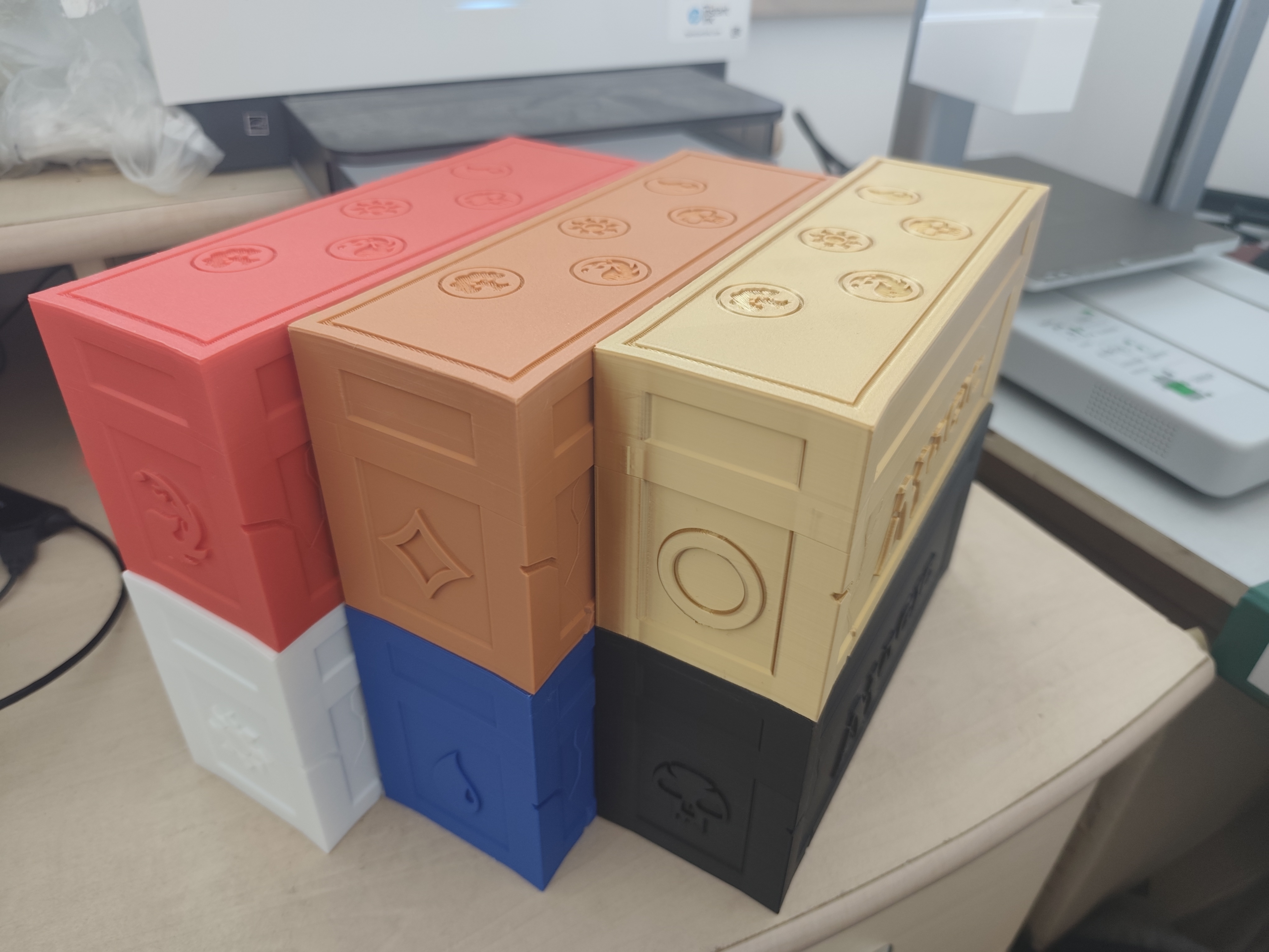 MTG Bulk Card Box – Wide Color-Themed Edition (Remix)