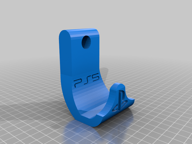 PS5 Controller holder for aluminum profile