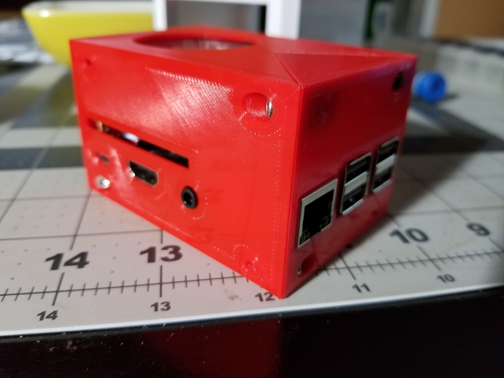 Pi 3 Version of Ice Cube case for Raspberry Pi with Low Profile Ice Tower Cooler