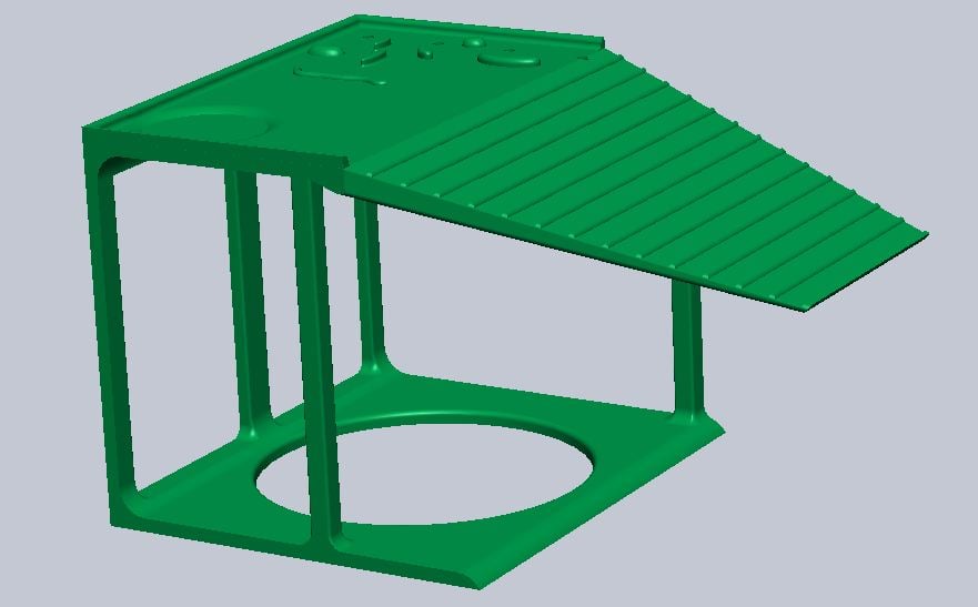 Ramp for turtle aquarium