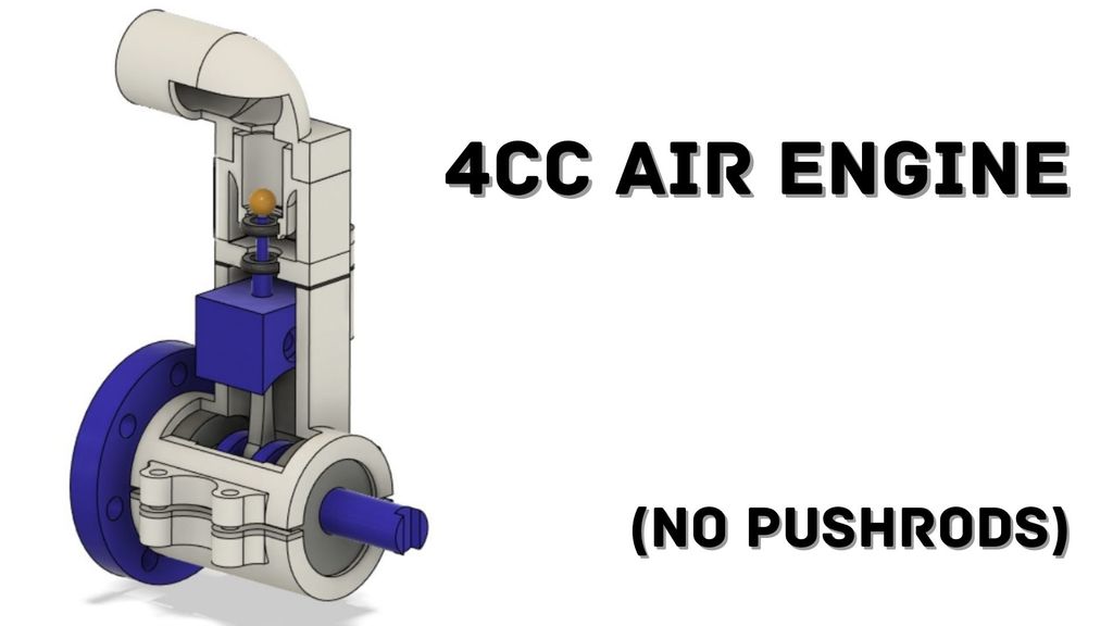 Compressed Air Engine (NO PUSHRODS)