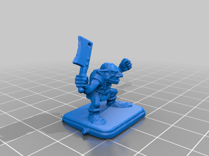 heroquest goblin with cleaver