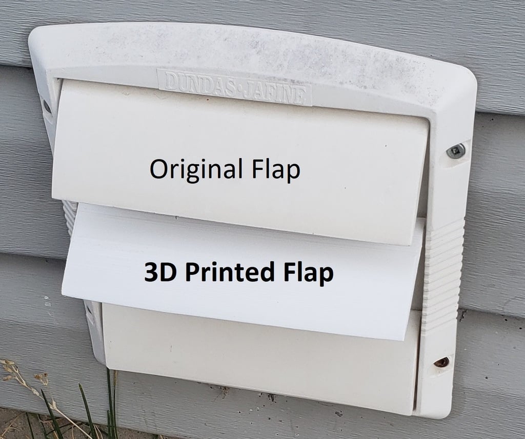 Washer/Dryer Vent Flap