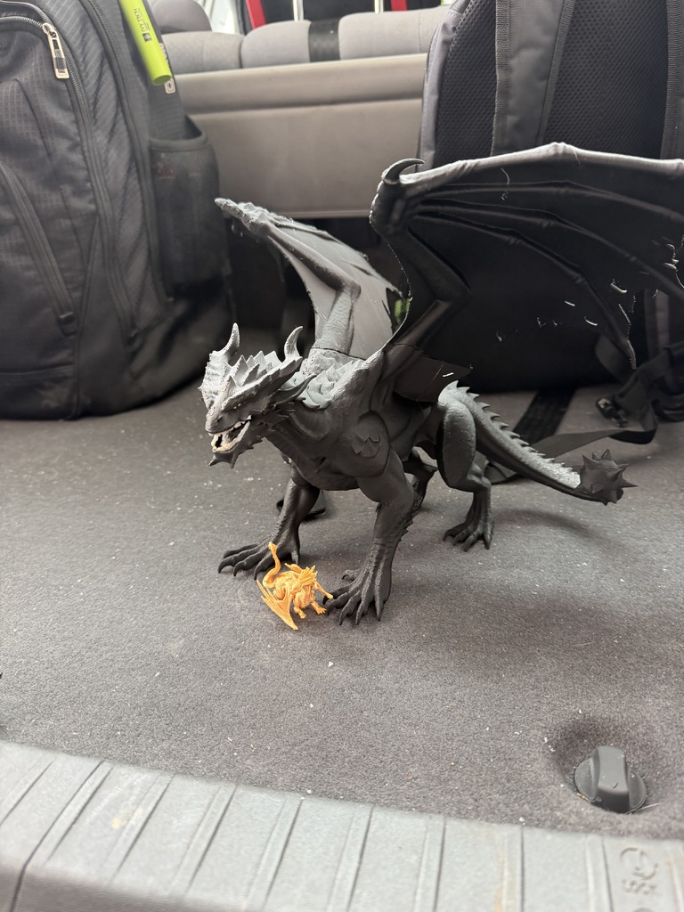 Fourth Wing Tairn Statue