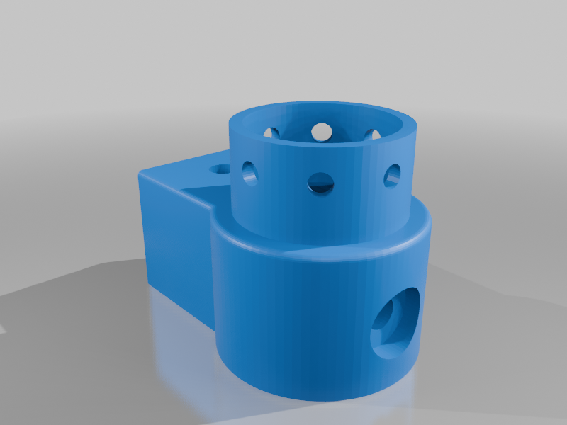 Adapter - 2020 Extruded Aluminum to 3/4 inch PVC Pipe  (Matrix Connector)