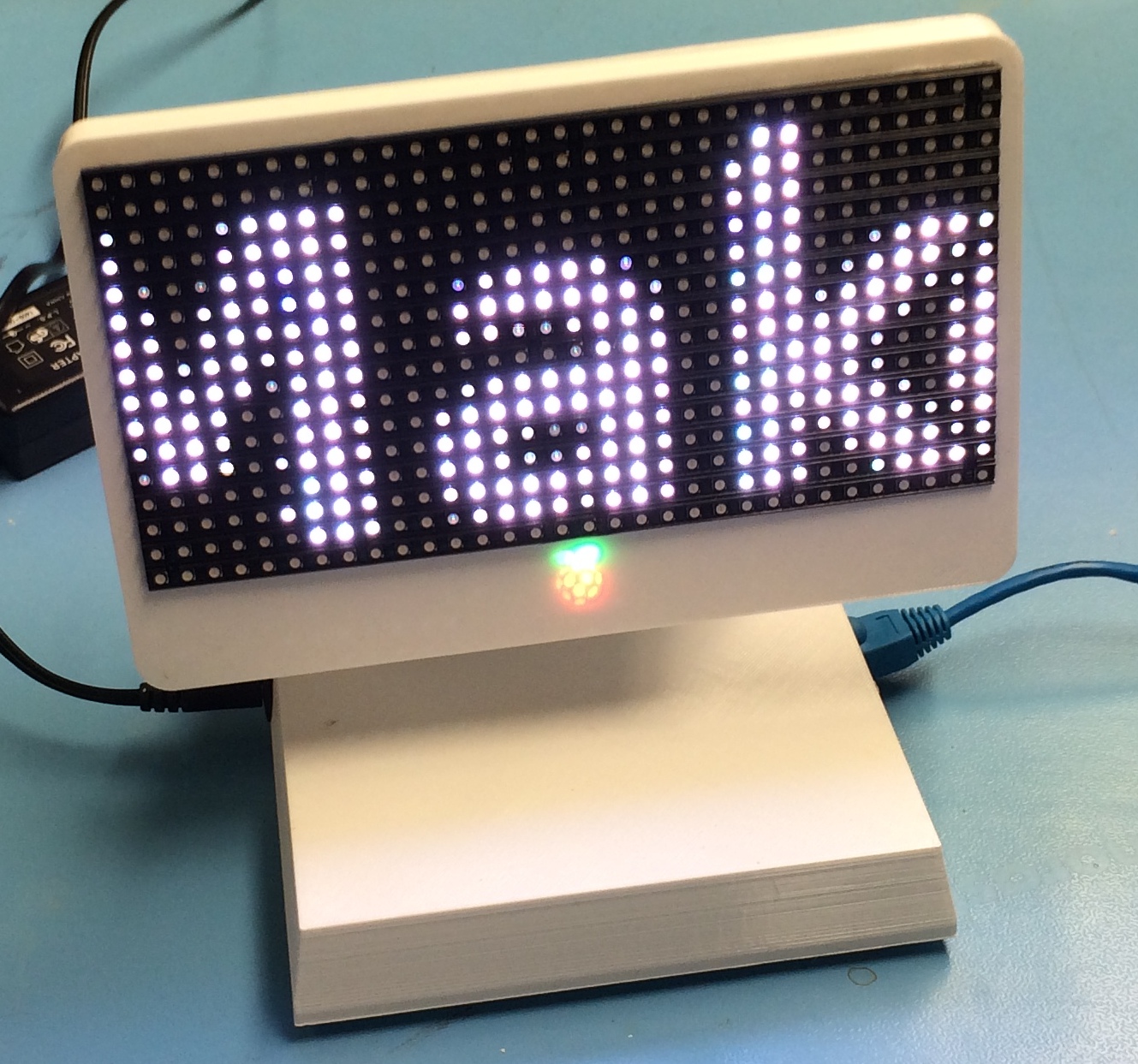 iPi Raspberry Pi enclosure with 16x32 RGB LED Matrix Display