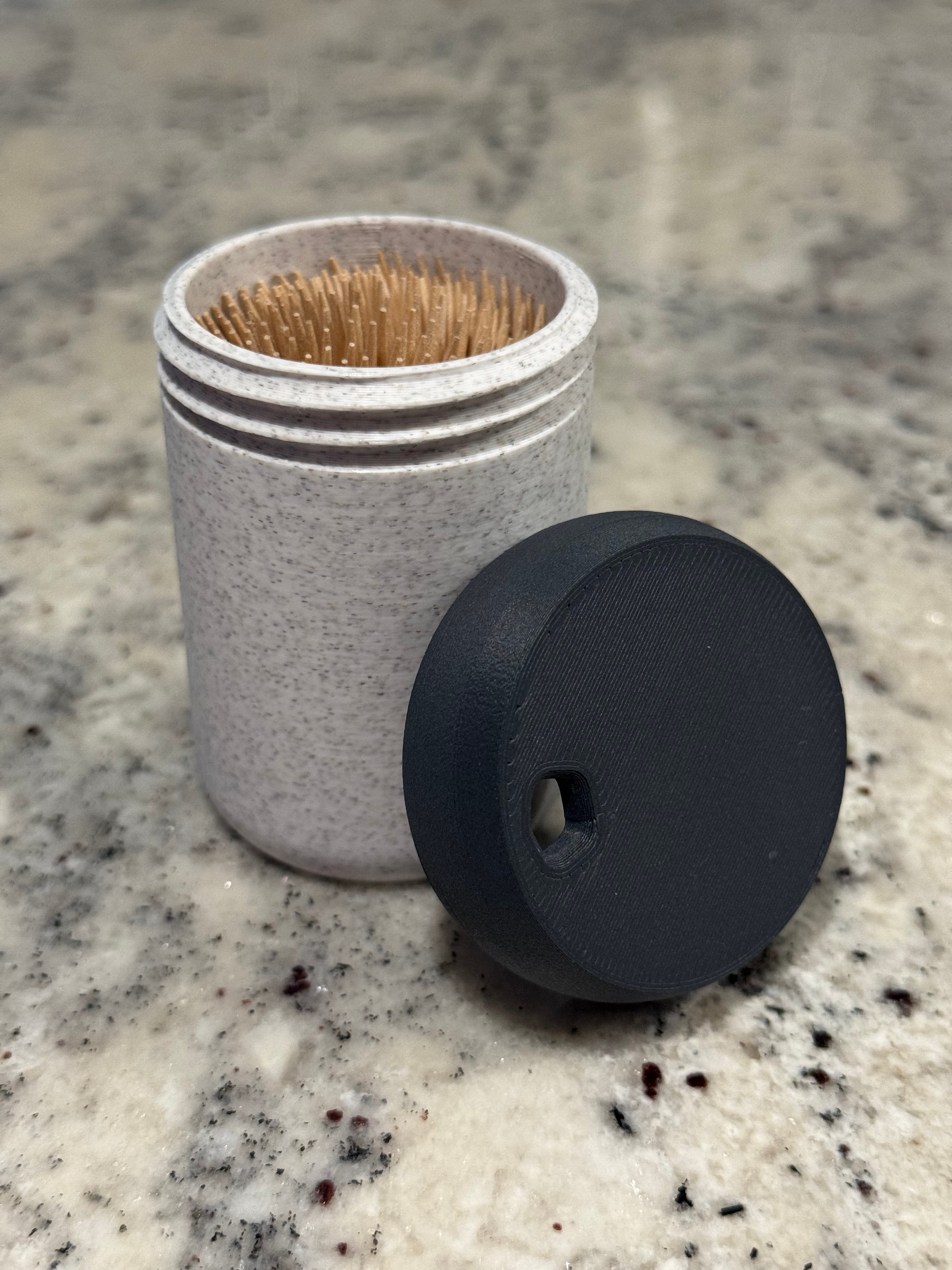 Threaded Toothpick Dispenser