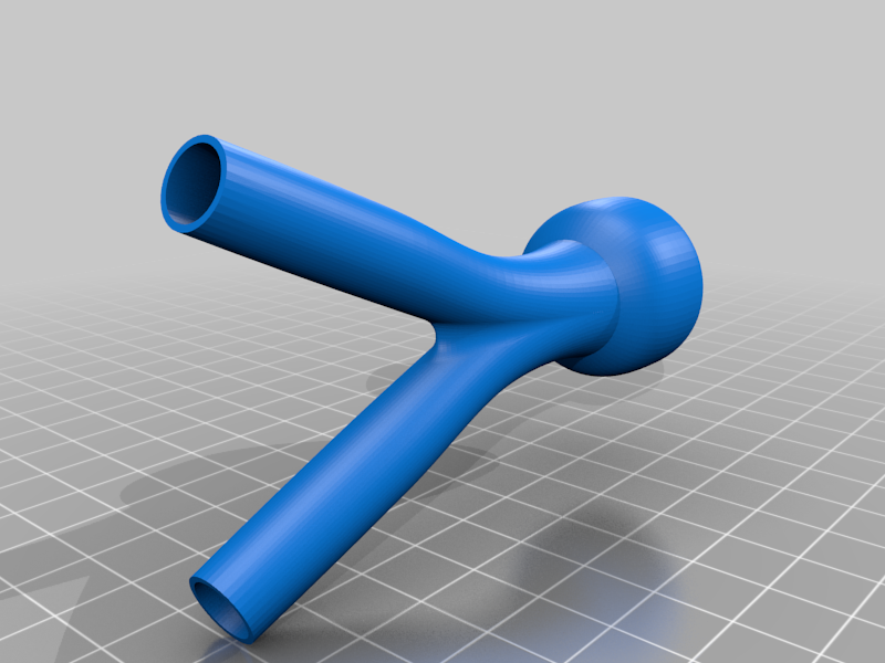 Trumpet mouthpiece double exit