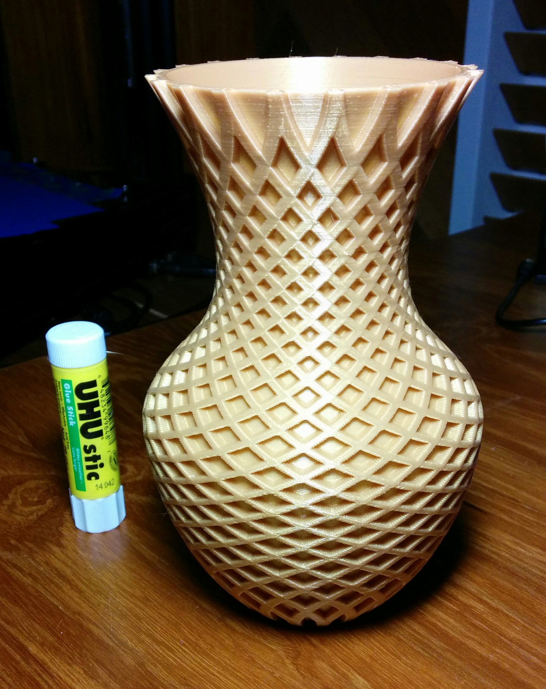 Spiral Ribbed Vase