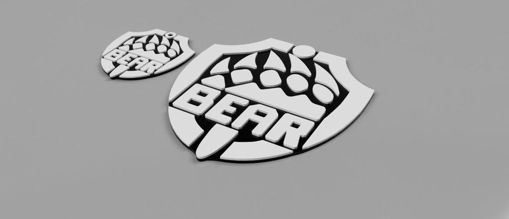 Escape from Tarkov keychain Bear logo