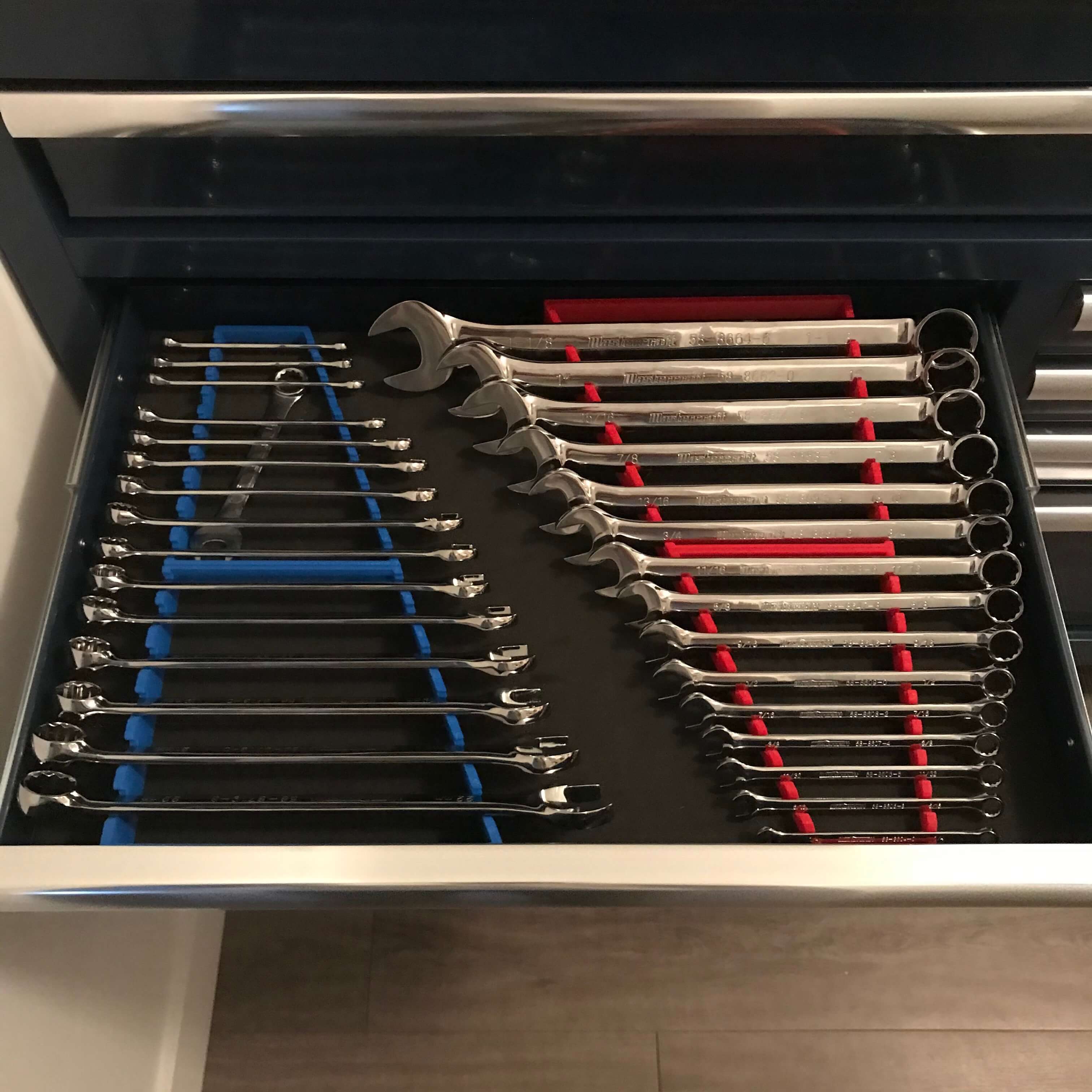 Combination Wrench Organizer Set