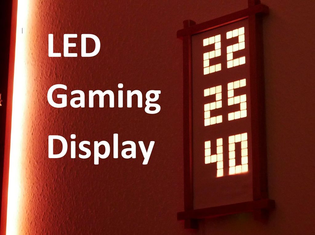 LED Gaming Display Powered by Raspberry Pi Zero Bluetooth (Tetris, Snake, Pong, Clock)