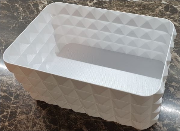 Rectangular open box (VaseMode) 3D model