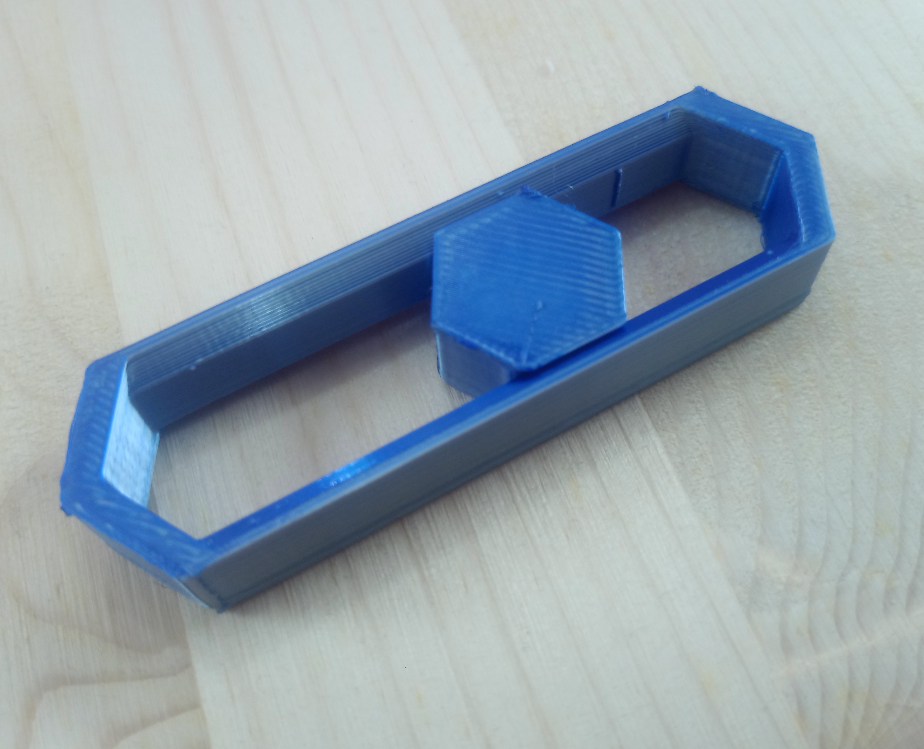 Hex Slider - Freecad - The Fidget Toys Workshop