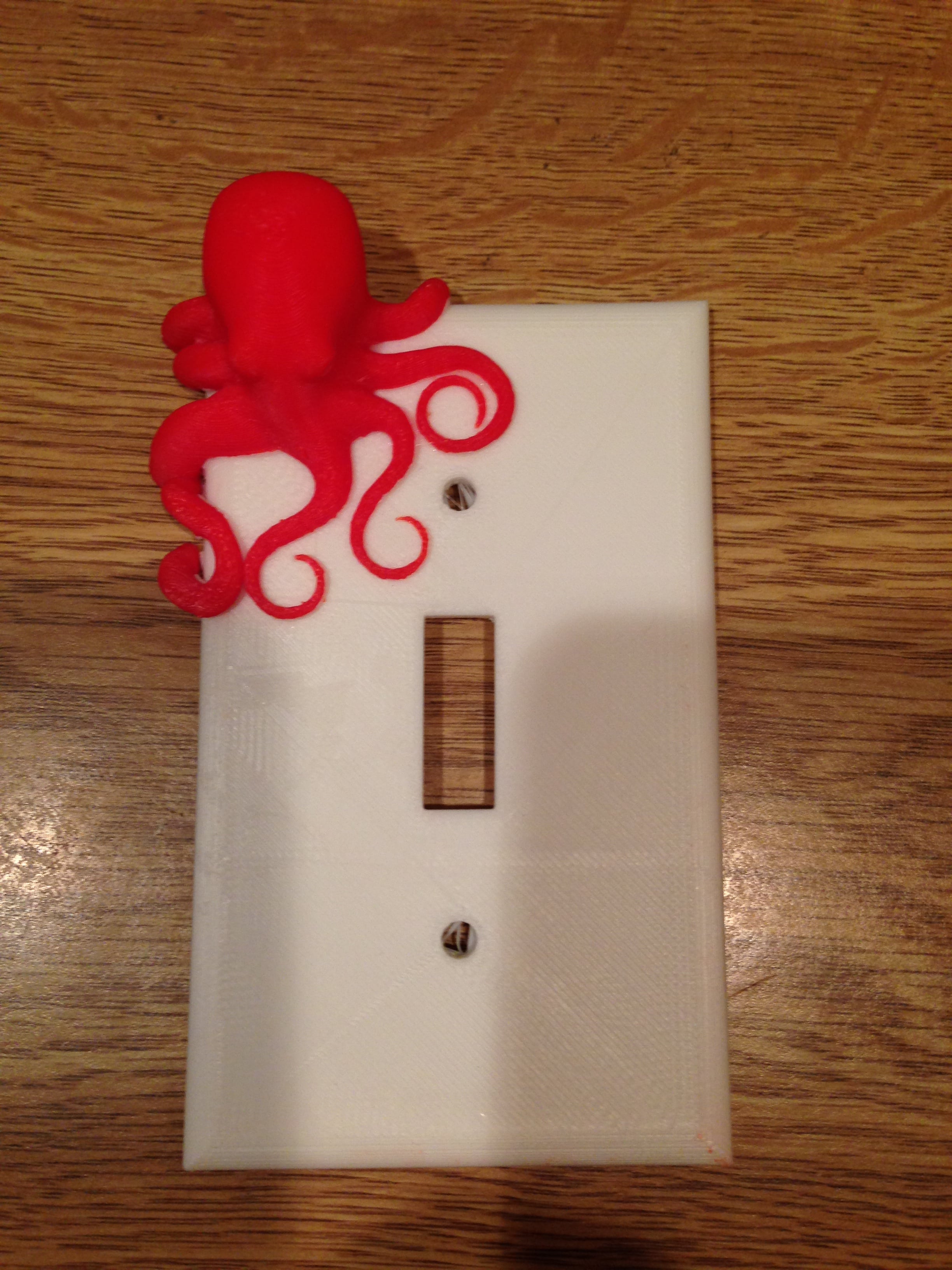 Dual Color Octopus Switch Plate