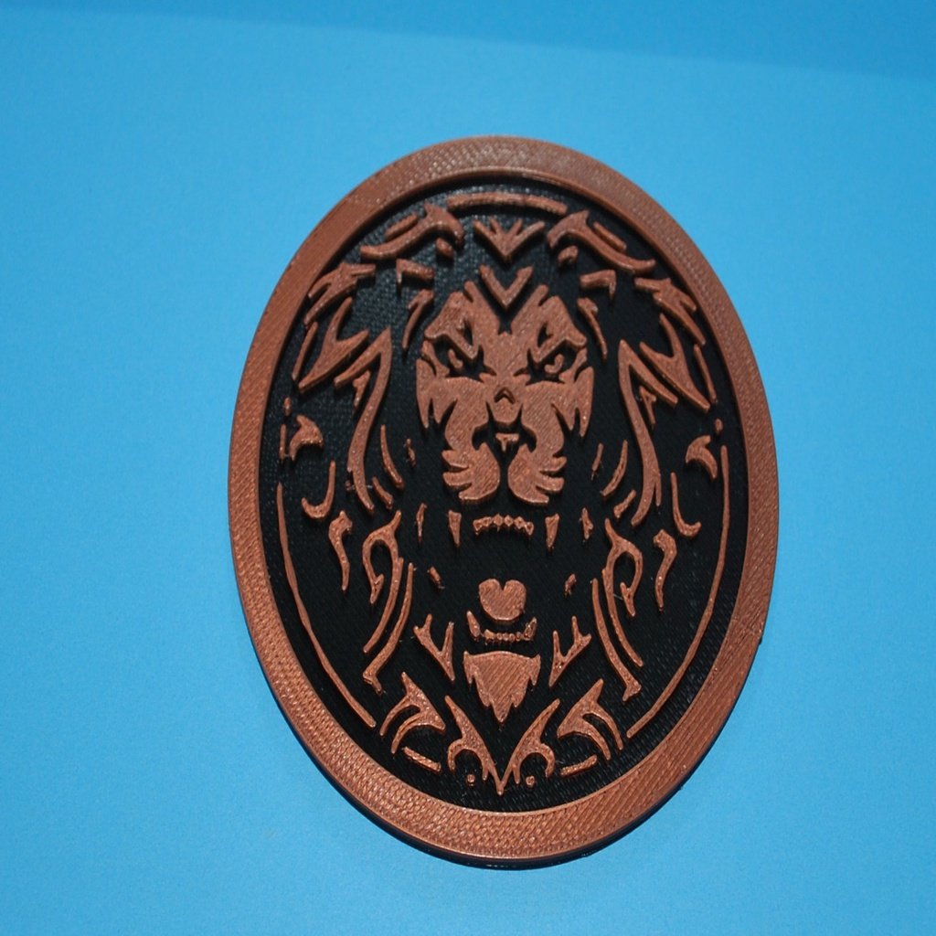 Valor Lion Logo Coaster