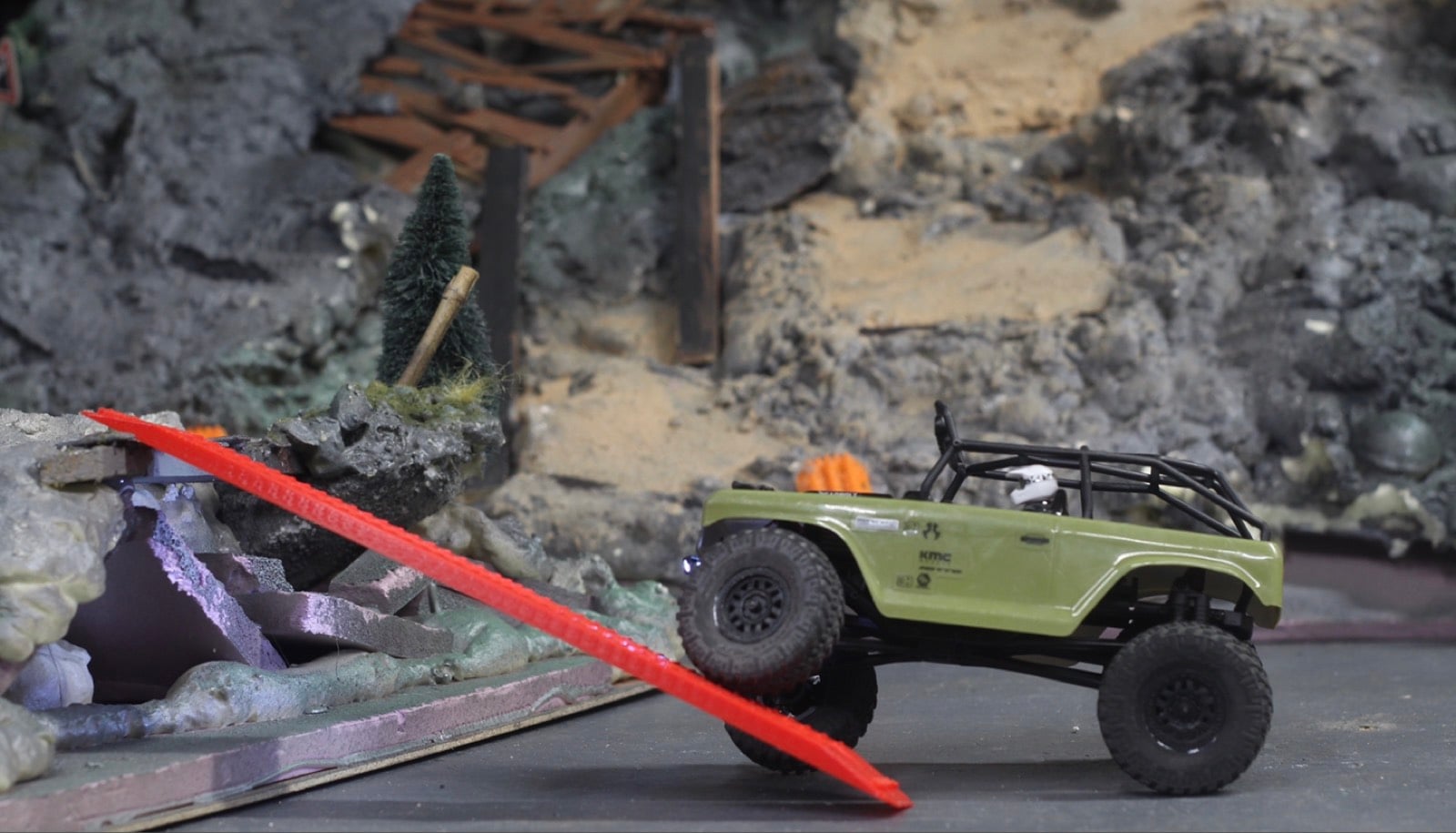 RC CRAWLER BRIDGE TRACK