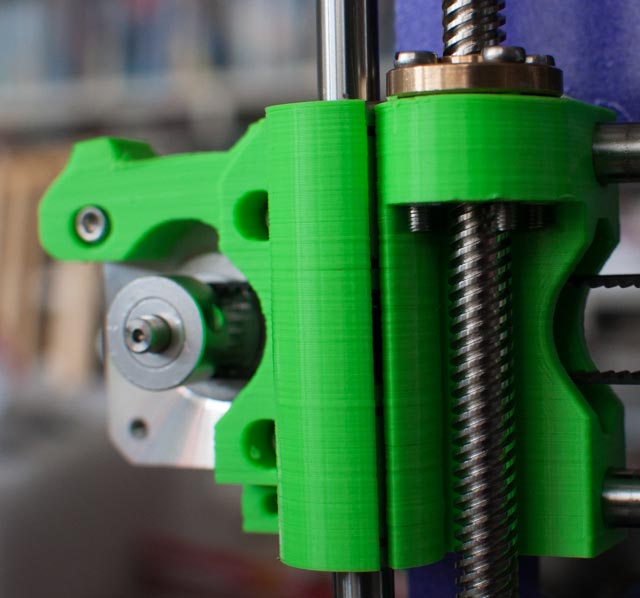 Z Axis Lead screw (trapezoidal thread) parts for Prusa Steel
