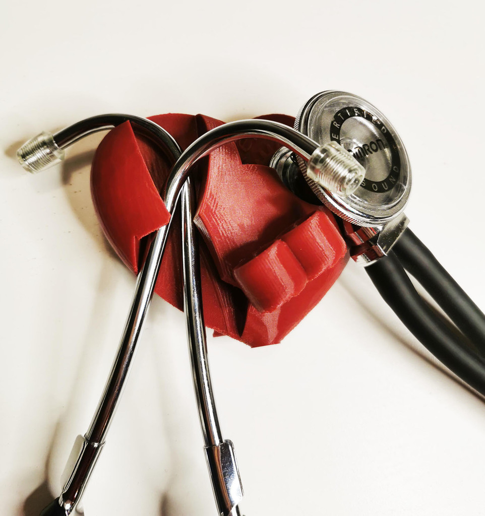 Heart Stethoscope Holder for doctors and nurses