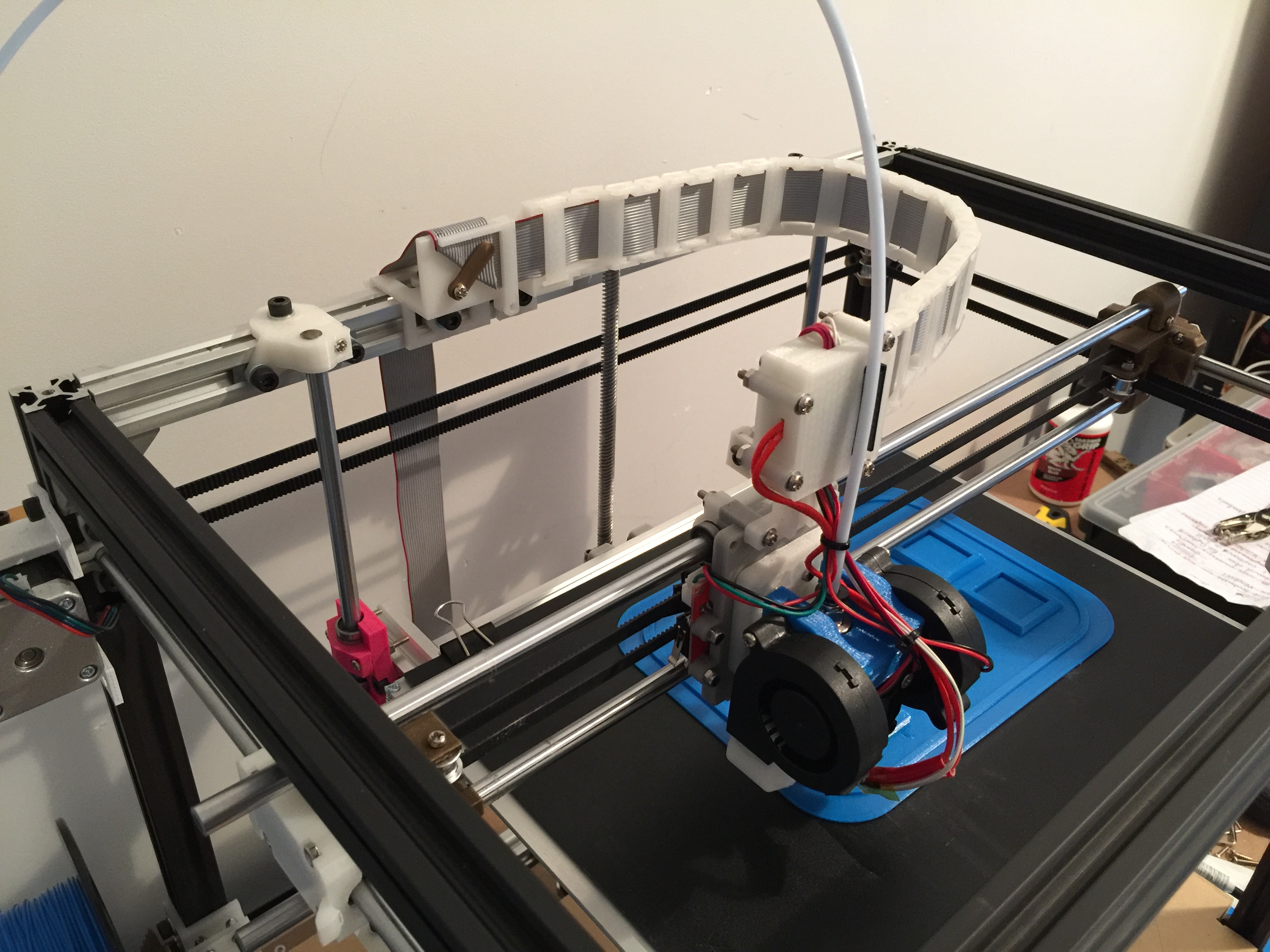 Ribbon Cable mod for Hypercube X-Carriage with Cable Chain