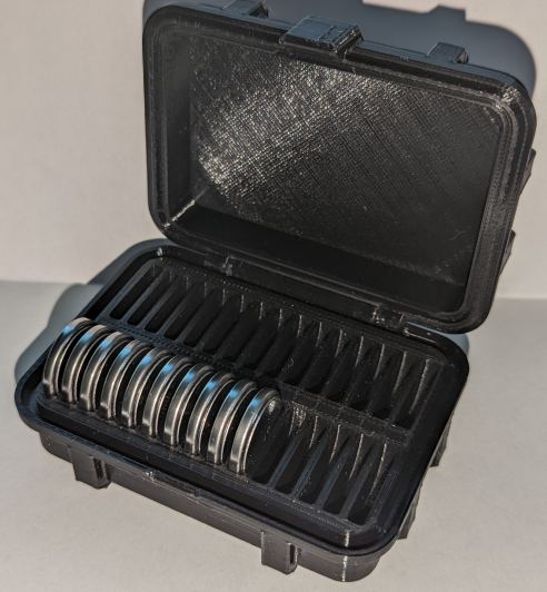 Parametric Rugged Box for 30 x CR2032