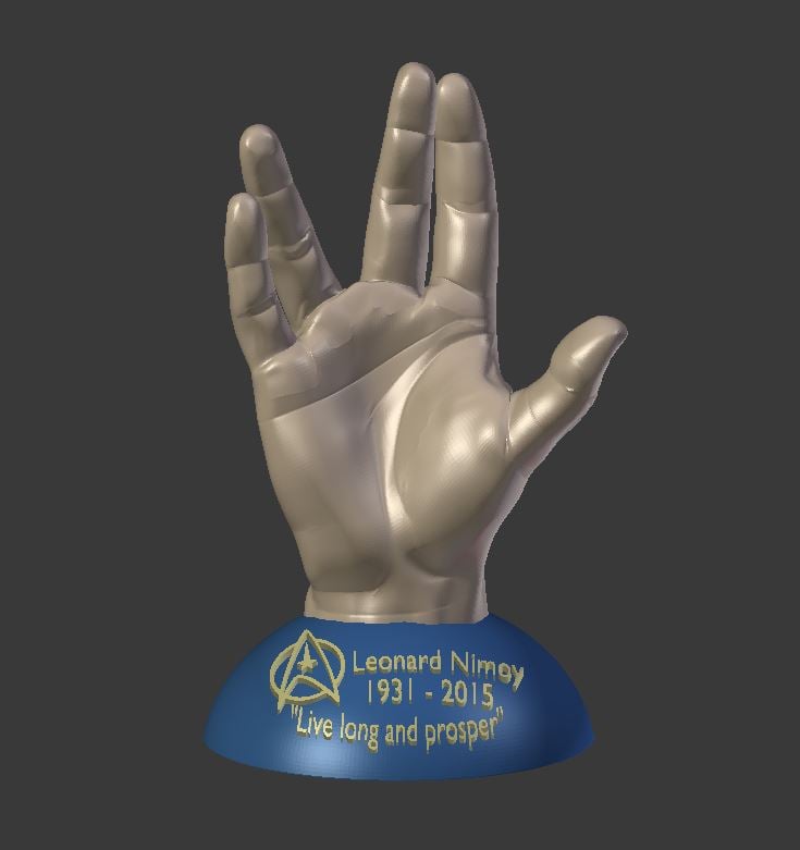 Leonard Nimoy Memorial Print.
