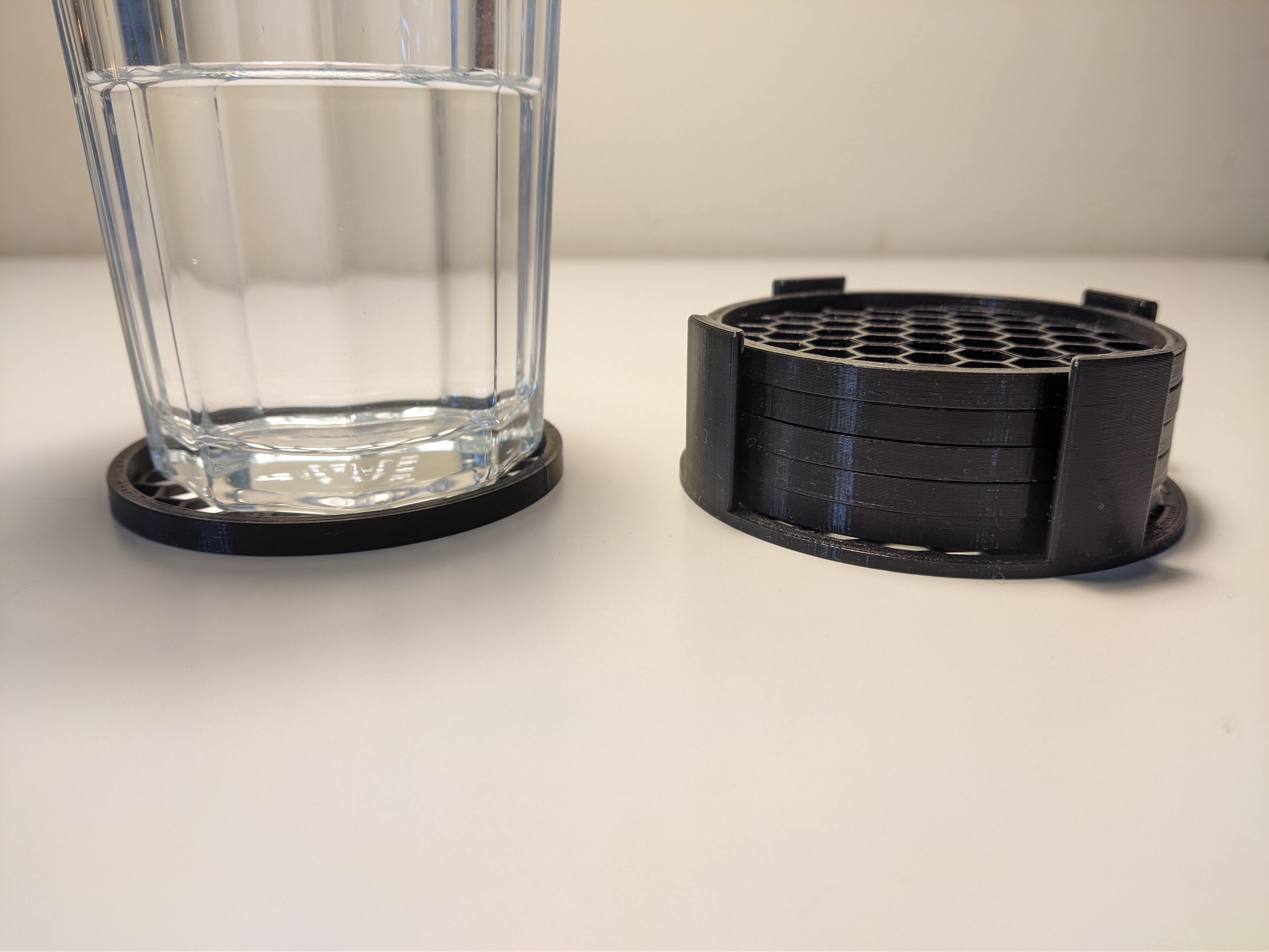 Honeycomb Coaster with Stand
