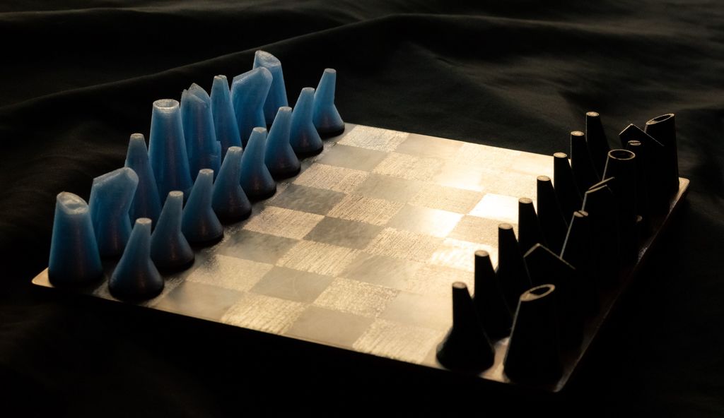 Frustum design Chess pieces