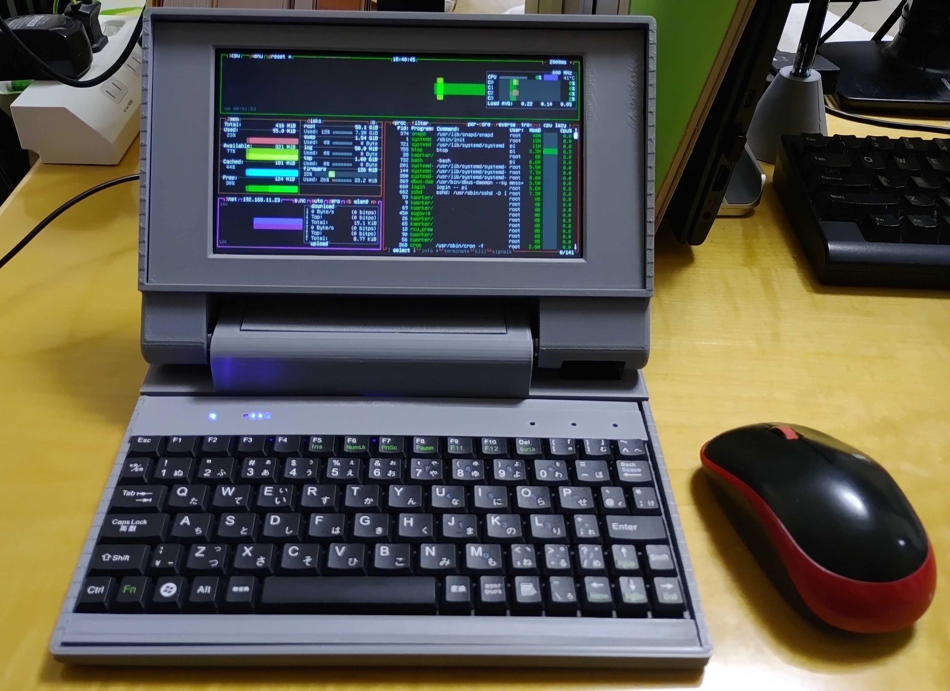 Raspberry Pi Zero 2W 7inch Laptop