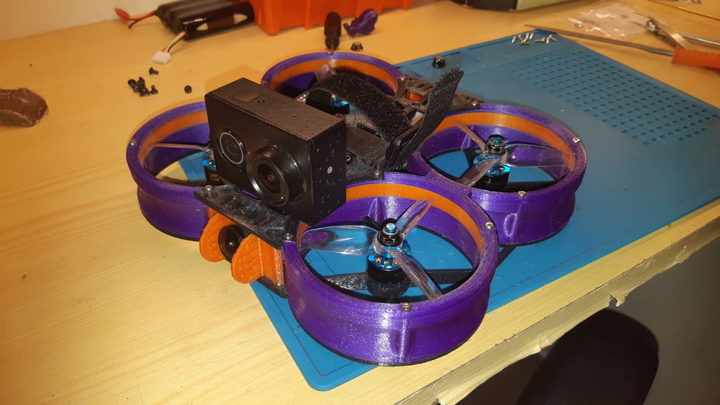 CinePunk3 R3 - 3D printed cinematic quadcopter frame