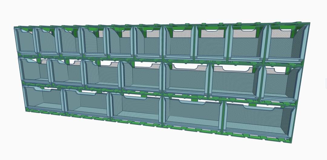 Tilt Bin stackable