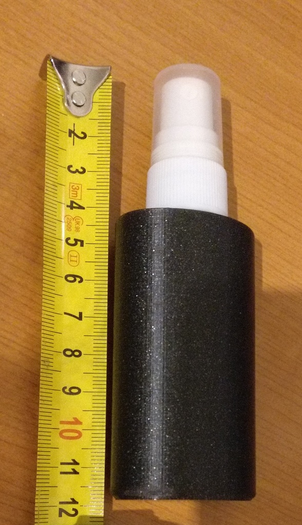 Small pocket sized spray bottle