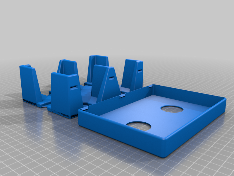 Multi-Deck Card Tray with Cover