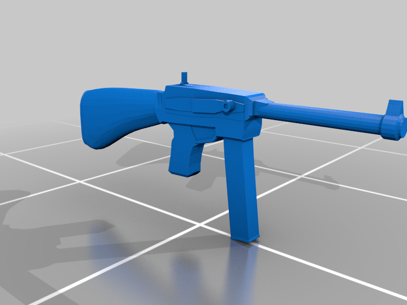 Mas 38 SMG 28mm - 1/56 for Bolt Action