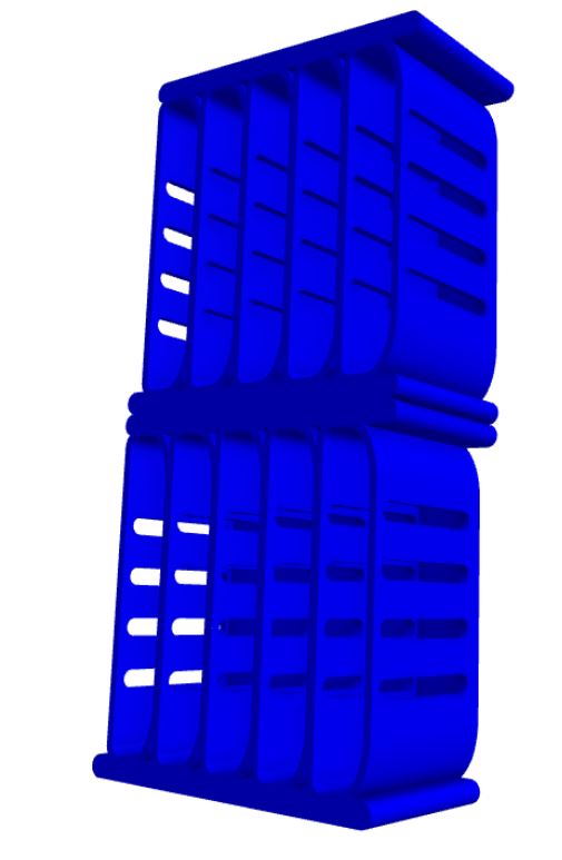 Stacking Sega Genesis Game Cartridge Shelf