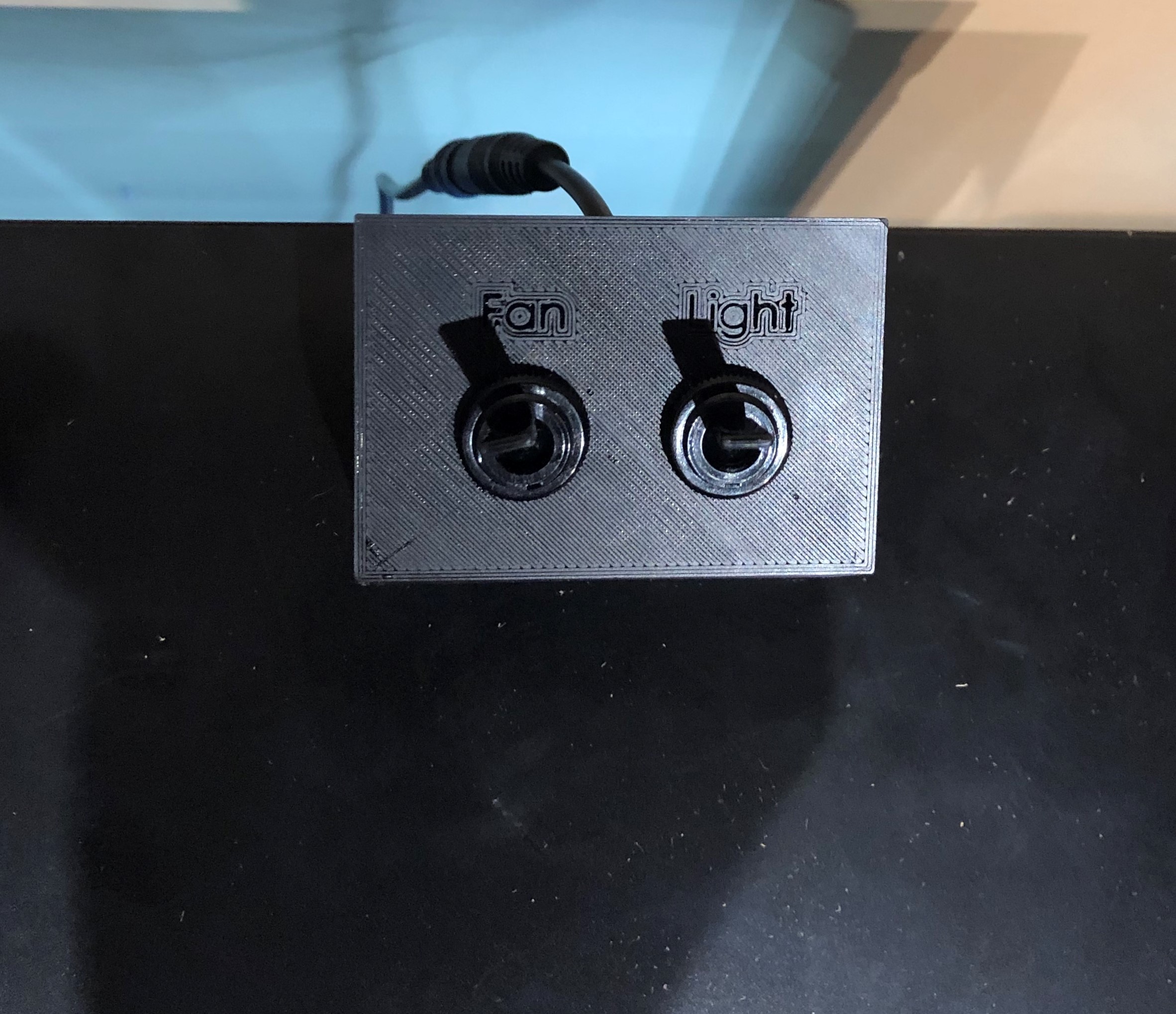 Print Enclosure Fan & Light Switch Box