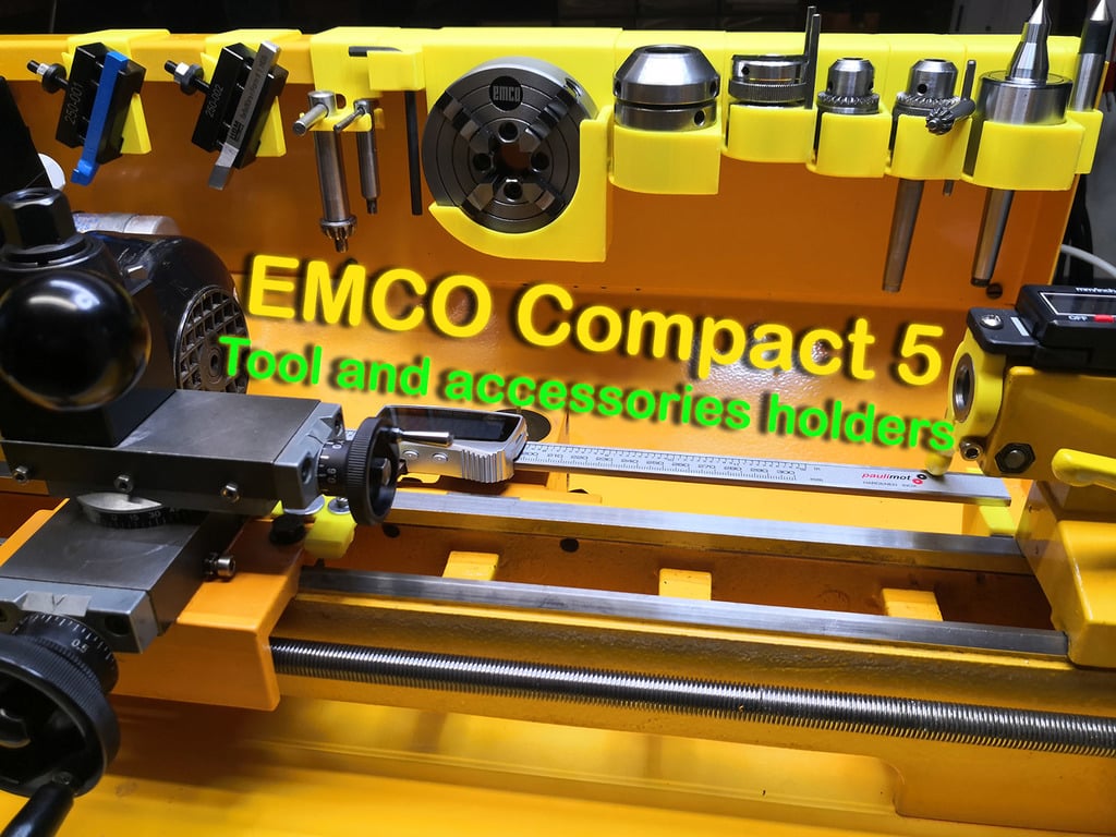 Emco Compact 5 Tools and Accessories Holders