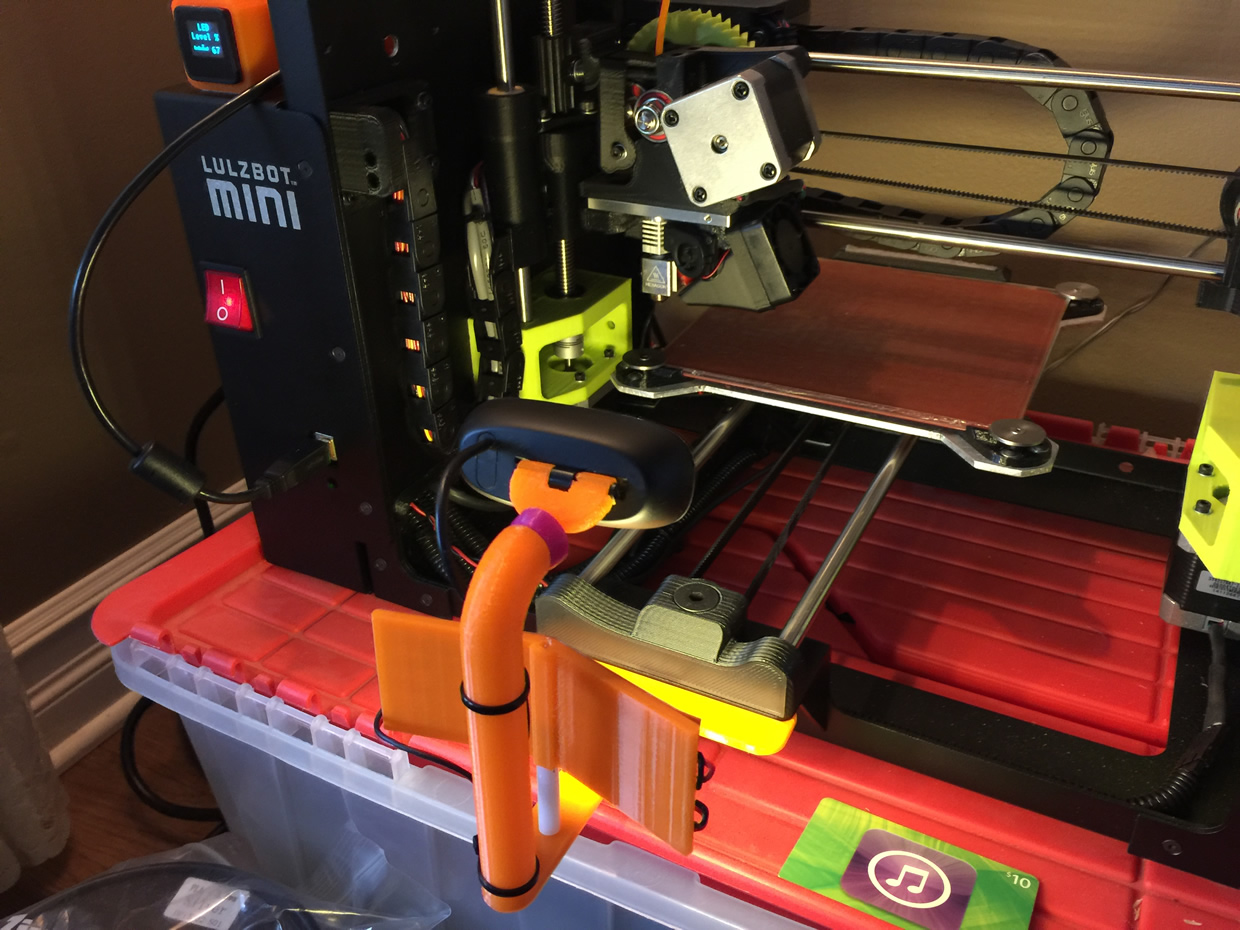 LulzBot IP Mini Logitech C270 IP Cam & LED Mount