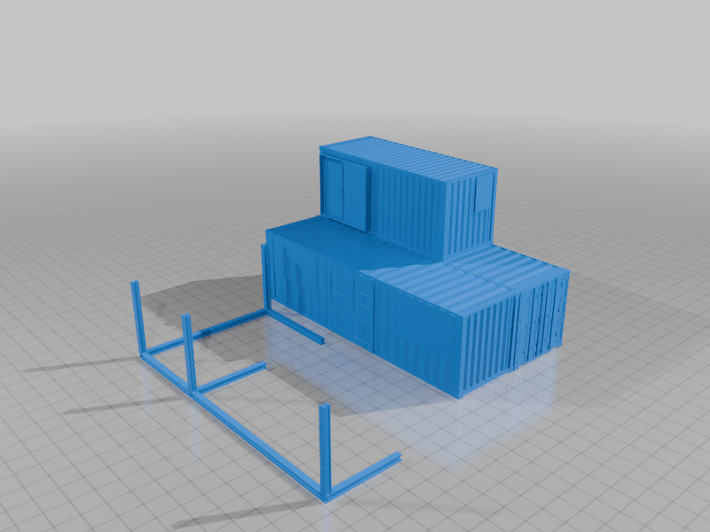 3X shipping container house