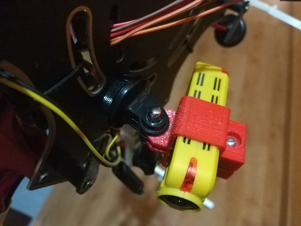 Gopro support for Firefly Q6 camera for FPV