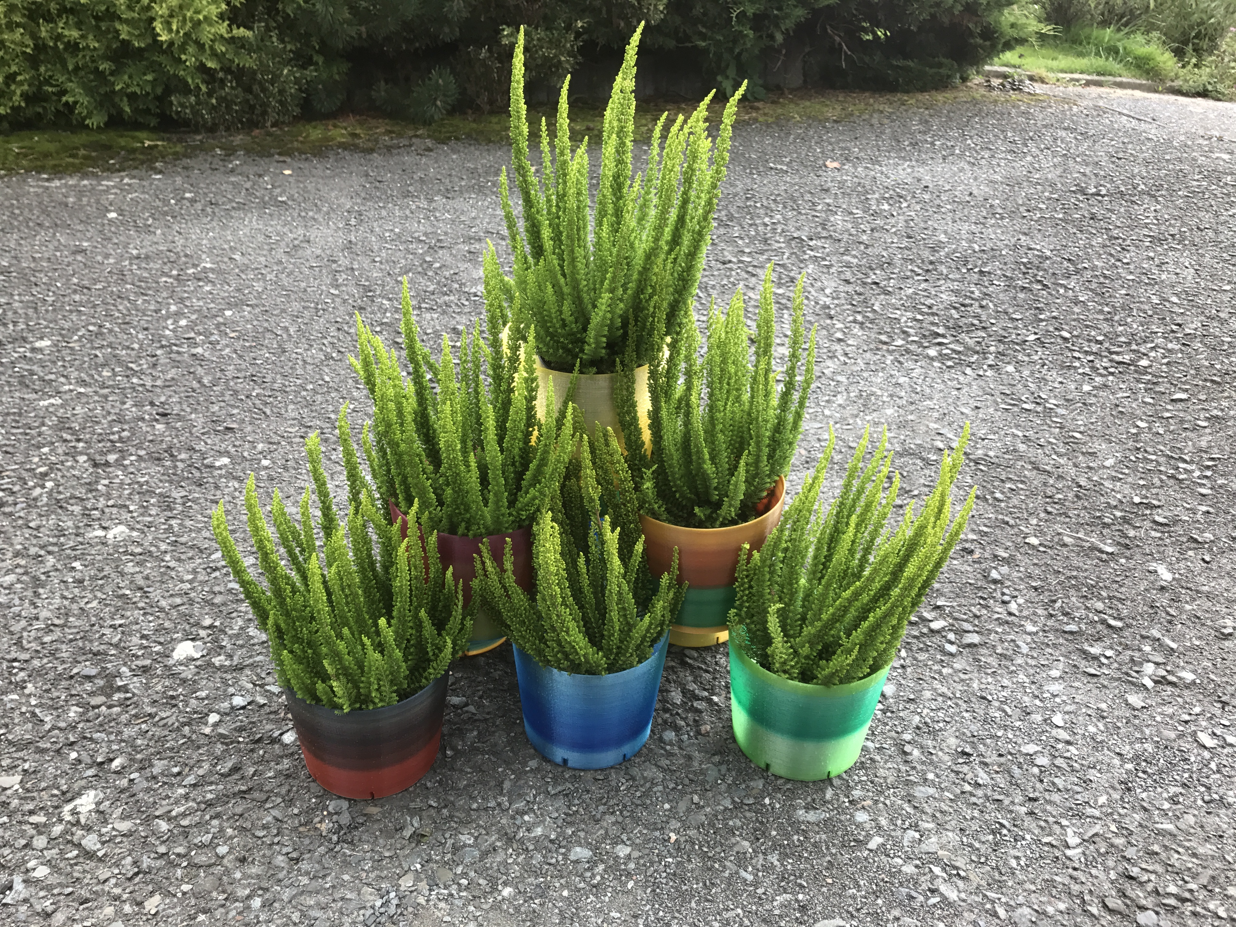 Flowerpot stackable