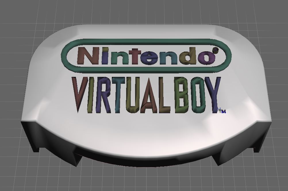 Virtual Boy Stand Medallion LARGER LOGOS